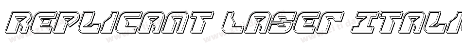 Replicant Laser Italic字体转换